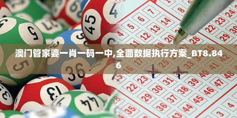 澳門管家婆一肖一碼一中,全面數據執行方案_BT8.846