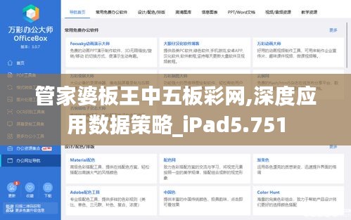 管家婆板王中五板彩網,深度應用數據策略_iPad5.751