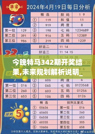 今晚特馬342期開獎結(jié)果,未來規(guī)劃解析說明_UHD版5.325