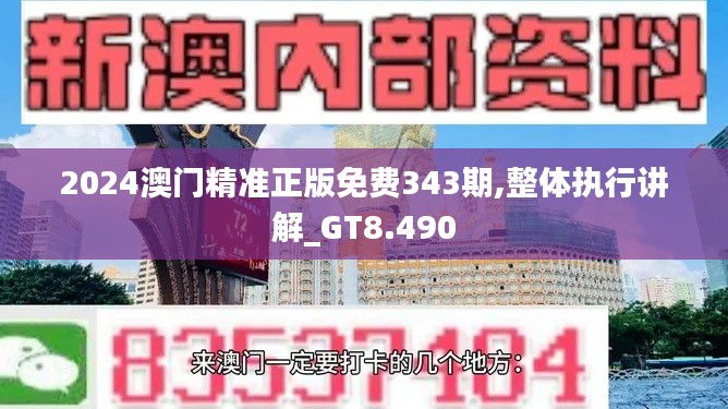 2024澳門精準正版免費343期,整體執行講解_GT8.490