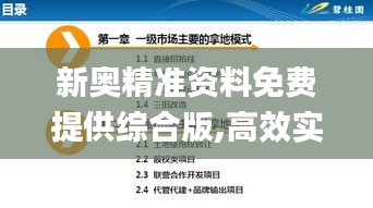 新奧精準資料免費提供綜合版,高效實施方法解析_eShop11.184