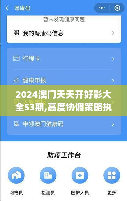 2024澳門天天開好彩大全53期,高度協調策略執行_iPad5.308
