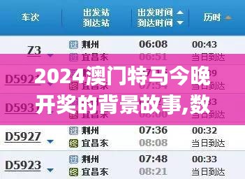 2024澳門特馬今晚開獎的背景故事,數據整合計劃解析_Harmony款3.432