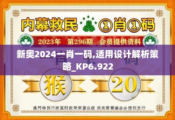 新奧2024一肖一碼,適用設(shè)計解析策略_KP6.922