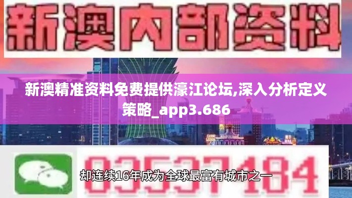 新澳精準資料免費提供濠江論壇,深入分析定義策略_app3.686