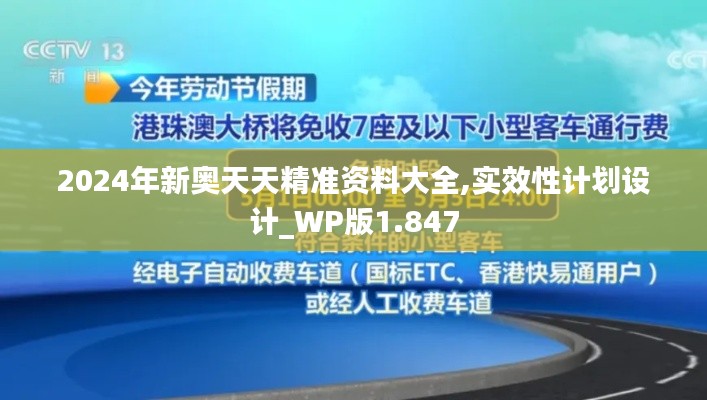 2024年新奧天天精準(zhǔn)資料大全,實(shí)效性計(jì)劃設(shè)計(jì)_WP版1.847