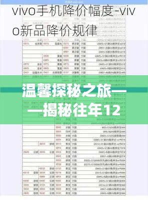 揭秘vivo最新版手機歷年12月9日價格秘密的溫馨探秘之旅