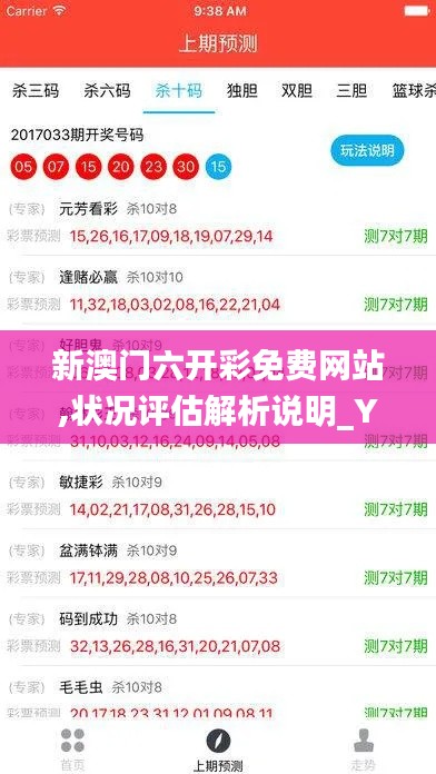 新澳門六開彩免費網站,狀況評估解析說明_YE版8.155