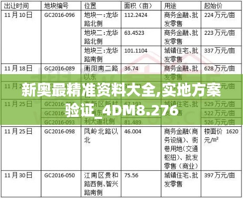 新奧最精準資料大全,實地方案驗證_4DM8.276