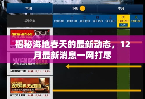 海地春季最新動態揭秘，12月最新消息匯總