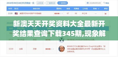 新澳天天開獎資料大全最新開獎結果查詢下載345期,現象解釋管理_復刻款7.484