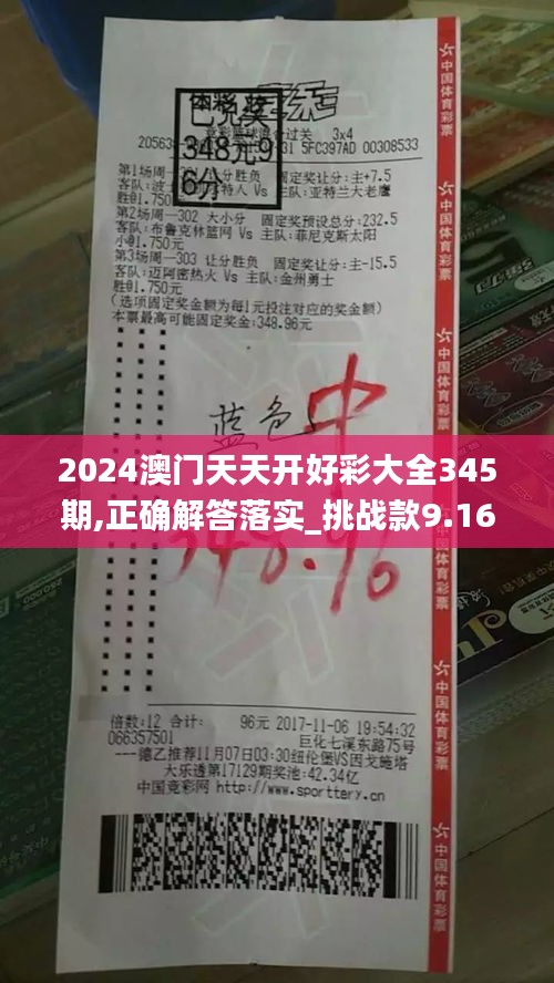 2024澳門天天開好彩大全345期,正確解答落實_挑戰款9.168