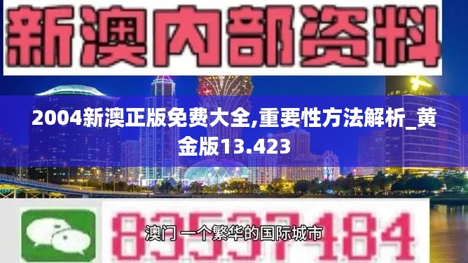 2004新澳正版免費大全,重要性方法解析_黃金版13.423