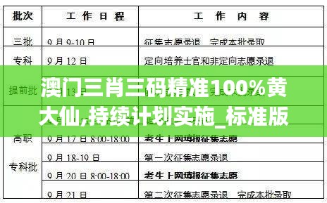 澳門三肖三碼精準100%黃大仙,持續計劃實施_標準版3.808