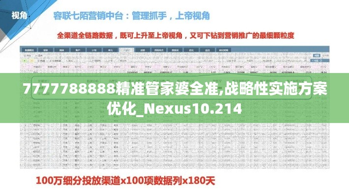 7777788888精準管家婆全準,戰略性實施方案優化_Nexus10.214