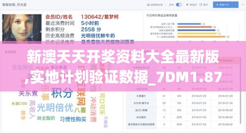 新澳天天開獎資料大全最新版,實地計劃驗證數據_7DM1.870