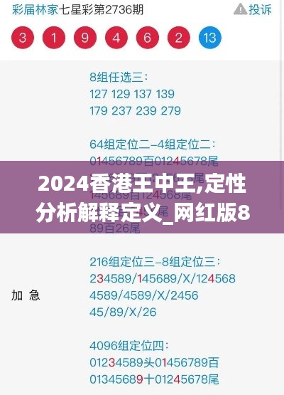 2024香港王中王,定性分析解釋定義_網(wǎng)紅版8.131