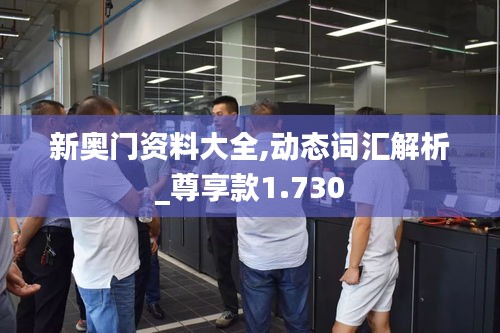 新奧門資料大全,動態(tài)詞匯解析_尊享款1.730