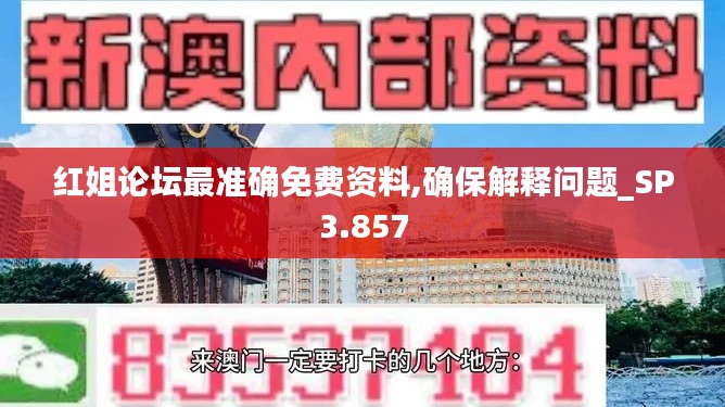紅姐論壇最準確免費資料,確保解釋問題_SP3.857