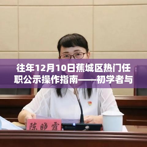 蕉城區熱門任職公示操作指南，適用于初學者與進階用戶的實用指南（往年12月10日版）