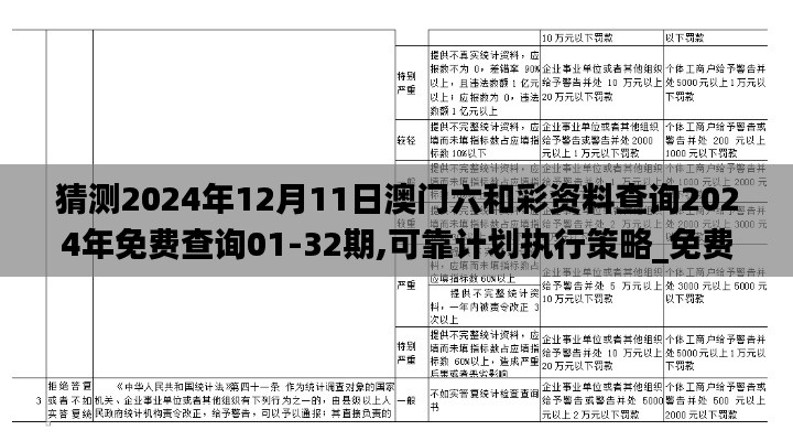 猜測2024年12月11日澳門六和彩資料查詢2024年免費查詢01-32期,可靠計劃執行策略_免費版18.618