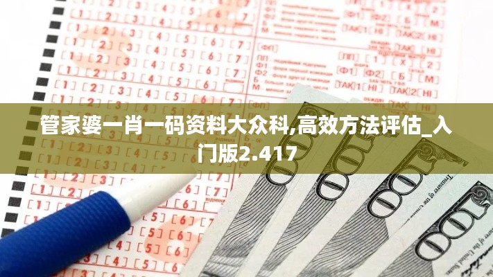 管家婆一肖一碼資料大眾科,高效方法評估_入門版2.417