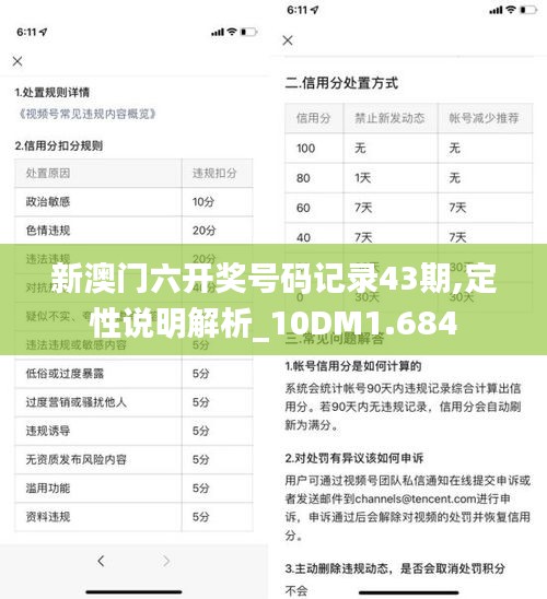 新澳門六開獎(jiǎng)號(hào)碼記錄43期,定性說明解析_10DM1.684