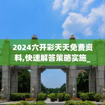 2024六開彩天天免費資料,快速解答策略實施_復刻版8.909