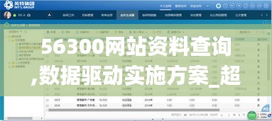 56300網站資料查詢,數據驅動實施方案_超級版9.798