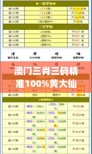 澳門三肖三碼精準100%黃大仙,科技術語評估說明_6DM10.321