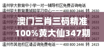 澳門三肖三碼精準100%黃大仙347期,精細解析評估_8DM4.752