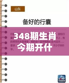 348期生肖今期開什么：深入探討生肖走勢的奧秘