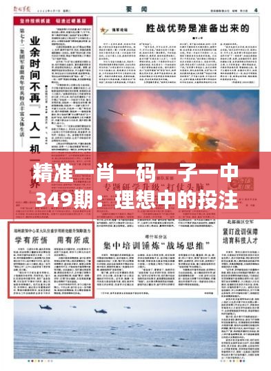 精準(zhǔn)一肖一碼一子一中349期：理想中的投注方式