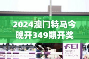 2024澳門特馬今晚開349期開獎揭曉：馬術(shù)世界的年度盛宴
