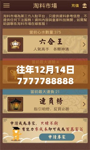 往年12月14日7777788888澳門開獎2023年一：彩票文化的傳統與現代碰撞
