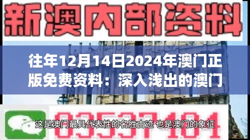 往年12月14日2024年澳門正版免費資料：深入淺出的澳門文化解讀