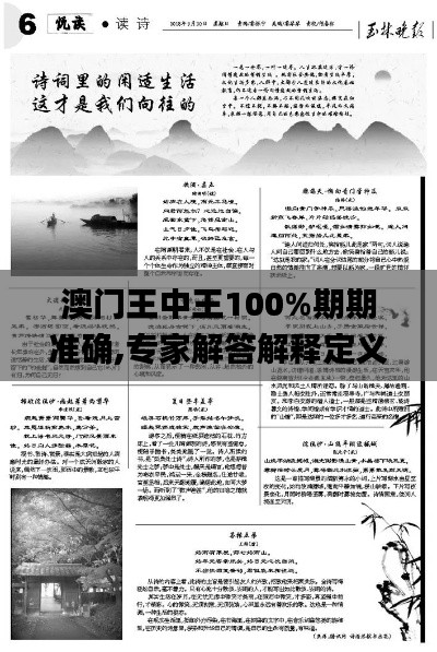 澳門王中王100%期期準確,專家解答解釋定義_T9.831
