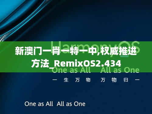 新澳門一肖一特一中,權(quán)威推進(jìn)方法_RemixOS2.434