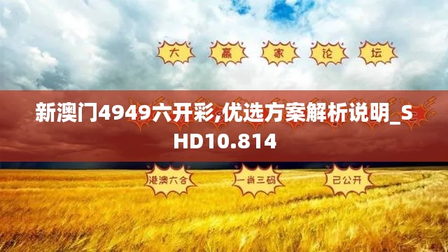 新澳門4949六開彩,優選方案解析說明_SHD10.814