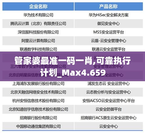 管家婆最準一碼一肖,可靠執(zhí)行計劃_Max4.659