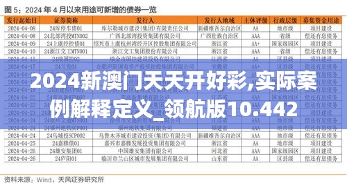 2024新澳門天天開好彩,實際案例解釋定義_領航版10.442