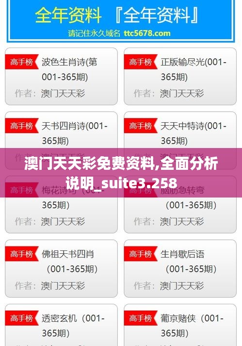 澳門天天彩免費資料,全面分析說明_suite3.258