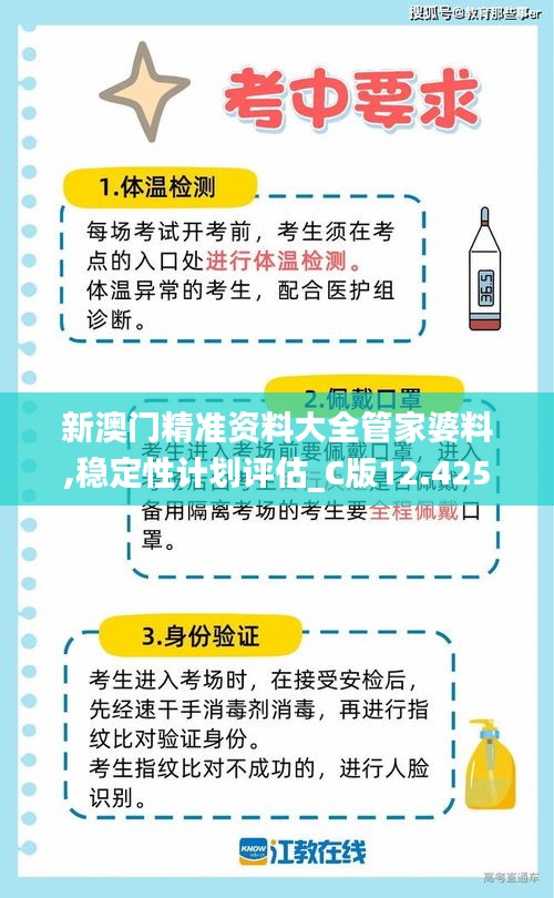 新澳門精準資料大全管家婆料,穩定性計劃評估_C版12.425