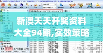 新澳天天開獎(jiǎng)資料大全94期,實(shí)效策略分析_理財(cái)版5.357