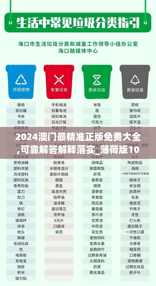 2024澳門最精準正版免費大全,可靠解答解釋落實_薄荷版10.116