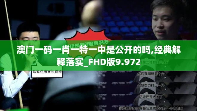 澳門一碼一肖一特一中是公開的嗎,經典解釋落實_FHD版9.972