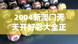 2004新澳門天天開好彩大全正版