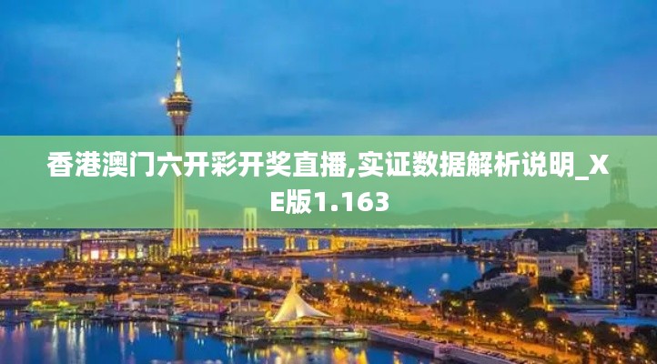 香港澳門六開彩開獎直播,實(shí)證數(shù)據(jù)解析說明_XE版1.163