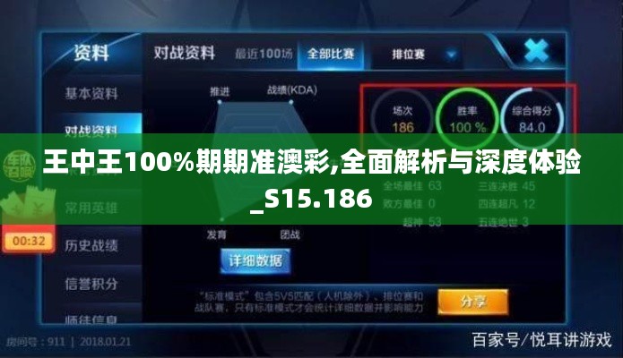 王中王100%期期準(zhǔn)澳彩,全面解析與深度體驗_S15.186