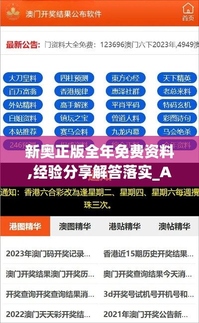 新奧正版全年免費(fèi)資料,經(jīng)驗(yàn)分享解答落實(shí)_AR版6.908